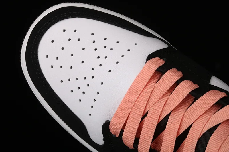 All categories Air Jordan Jordan series basketball shoes Air Jordan 1 Mid G version pure original Air Jordan 1 Mid AJ1 Joe 1 black pink peach Goddess Day mid-top basketball shoes DH0210-100